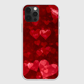 Чехол для iPhone 12 Pro с принтом СЕРДЕЧКИ | HEARTS (Z) в Белгороде, силикон | область печати: задняя сторона чехла, без боковых панелей | affection | cardiac | fondness | heart | love | loving | любимая | любимый | любовь | любоф | любофф | любофь | надписи | надпись | сердечко | сердце | сердцевина | сердчишко