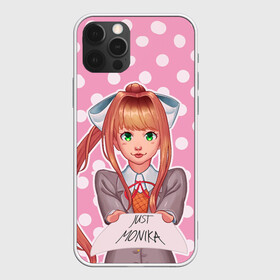 Чехол для iPhone 12 Pro Max с принтом Monika Pop Art в Белгороде, Силикон |  | anime | game | games | monika | natsuki | sayori | yuri | аниме | визуальный роман | доки доки | игра | игры | литературный клуб | моника | нацуки | саёри | юри