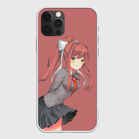 Чехол для iPhone 12 Pro Max с принтом Арт Моника в Белгороде, Силикон |  | anime | game | games | monika | natsuki | sayori | yuri | аниме | визуальный роман | доки доки | игра | игры | литературный клуб | моника | нацуки | саёри | юри