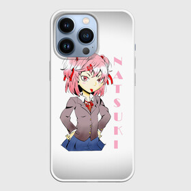 Чехол для iPhone 13 Pro с принтом Doki Doki NATSUKI в Белгороде,  |  | anime | doki doki literature club | monika | natsuki | sayori | yuri | аниме | доки доки | доки доки литературный клуб | моника | нацуки | саёри | юри