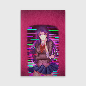 Обложка для паспорта матовая кожа с принтом Literature Club Юри (Yuri) в Белгороде, натуральная матовая кожа | размер 19,3 х 13,7 см; прозрачные пластиковые крепления | Тематика изображения на принте: anime | doki doki literature club | monika | natsuki | sayori | yuri | аниме | доки доки | доки доки литературный клуб | моника | нацуки | саёри | юри