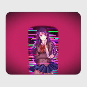 Коврик для мышки прямоугольный с принтом Literature Club Юри (Yuri) в Белгороде, натуральный каучук | размер 230 х 185 мм; запечатка лицевой стороны | anime | doki doki literature club | monika | natsuki | sayori | yuri | аниме | доки доки | доки доки литературный клуб | моника | нацуки | саёри | юри