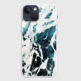 Чехол для iPhone 13 mini с принтом море в Белгороде,  |  | ocean | sea | киты | море | морской принт | морской фон | океан | паттерн | рыбы | текстуры