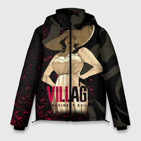 Мужская зимняя куртка 3D с принтом Resident Evil Village Blood в Белгороде, верх — 100% полиэстер; подкладка — 100% полиэстер; утеплитель — 100% полиэстер | длина ниже бедра, свободный силуэт Оверсайз. Есть воротник-стойка, отстегивающийся капюшон и ветрозащитная планка. 

Боковые карманы с листочкой на кнопках и внутренний карман на молнии. | 8 | blood | dimitresku | games | horror | new | resident evil | umbrella | vampire | village | вампир | деревня | димитреску | игра | кровь | лого | надпись | обитель зла | резидент | хоррор | щупальца | эвил