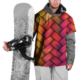 Накидка на куртку 3D с принтом Colorful weave в Белгороде, 100% полиэстер |  | Тематика изображения на принте: colorful | texture | twist | weave | красочный | плетенка | текстура