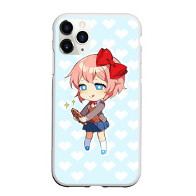 Чехол для iPhone 11 Pro матовый с принтом Chibi Sayori в Белгороде, Силикон |  | Тематика изображения на принте: ddlc | doki doki literature club | sayori | саёри | сайори