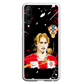 Чехол для Honor P30 с принтом ЛУКА МОДРИЧ LUKA MODRIC в Белгороде, Силикон | Область печати: задняя сторона чехла, без боковых панелей | football | luka modric | real madrid. | sport | лука модрич | реал мадрид | сборная хорватии | спорт | футбол