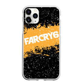 Чехол для iPhone 11 Pro матовый с принтом Far Cry 6 в Белгороде, Силикон |  | far cry 6 | игра | капли | лого | надпись | снег | частицы