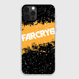 Чехол для iPhone 12 Pro Max с принтом Far Cry 6 в Белгороде, Силикон |  | far cry 6 | игра | капли | лого | надпись | снег | частицы