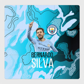 Магнитный плакат 3Х3 с принтом Silva Bernardo Манчестер Сити в Белгороде, Полимерный материал с магнитным слоем | 9 деталей размером 9*9 см | manchester city | бернарду силва | манчестер сити | сборная португалии | футбол | футболист