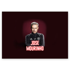 Поздравительная открытка с принтом Жозе Моуринью в Белгороде, 100% бумага | плотность бумаги 280 г/м2, матовая, на обратной стороне линовка и место для марки
 | jose mourinho | жозе моуринью | известные личности | мужчинам | португалия | спорт | спортсмены | тренер | футбол | футболист | хобби