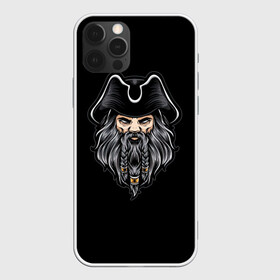 Чехол для iPhone 12 Pro с принтом Морской Капитан Чёрная Борода в Белгороде, силикон | область печати: задняя сторона чехла, без боковых панелей | грабитель | злодей | капитан | пират | пираты | разбойник