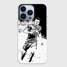 Чехол для iPhone 13 Pro с принтом Джейми Варди в Белгороде,  |  | jamie vardy | king power | lester city | англия | британия | гол | джейми варди | известные личности | лестер сити | мужчинам | спорт | спортсмены | футбол | футболист | хобби | черно белый