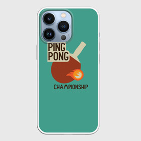 Чехол для iPhone 13 Pro с принтом ping pong в Белгороде,  |  | ping pong | sport | tennis | настольный теннис | пинг понг | ракетка | спорт | теннис