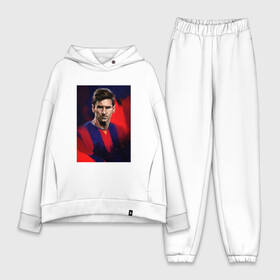 Женский костюм хлопок Oversize с принтом Messi   The Best в Белгороде,  |  | argentina | barca | barcelona | football | lionel | messi | spain | sport | аргентина | барса | барселона | гол | золотой мяч | игрок | испания | камп ноу | лионель | месси | мяч | спорт | тренер | футбол | чемпион |