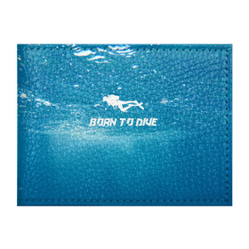 Обложка для студенческого билета с принтом дайвинг в Белгороде, натуральная кожа | Размер: 11*8 см; Печать на всей внешней стороне | аквалангист | глубина | дайвинг | море | ныряние | океан | плавание | скафандр