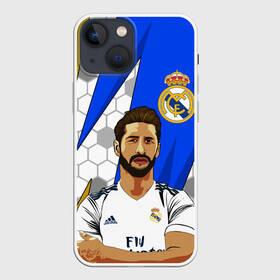 Чехол для iPhone 13 mini с принтом СЕРХИО РАМОС   РЕАЛ МАДРИД в Белгороде,  |  | football | real madrid | sergio ramos | sport | uefa | реал мадрид | сборная испании. | серхио рамос | спорт | уефа | футбол