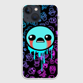 Чехол для iPhone 13 mini с принтом Blue Isaac в Белгороде,  |  | binding | game | games | hell | isaac | the binding of isaac | ад | жертвоприношение исаака | игра | игры | исаак