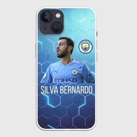 Чехол для iPhone 13 с принтом Silva Bernardo Манчестер Сити в Белгороде,  |  | manchester city | бернарду силва | манчестер сити | сборная португалии | футбол | футболист