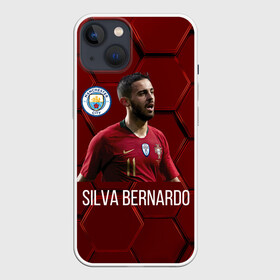 Чехол для iPhone 13 с принтом Silva Bernardo Манчестер Сити в Белгороде,  |  | manchester city | бернарду силва | манчестер сити | сборная португалии | футбол | футболист