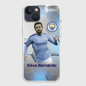 Чехол для iPhone 13 с принтом Silva Bernardo Манчестер Сити в Белгороде,  |  | manchester city | бернарду силва | манчестер сити | сборная португалии | футбол | футболист