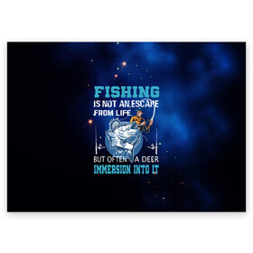 Поздравительная открытка с принтом FISHING PLANET Рыбалка в Белгороде, 100% бумага | плотность бумаги 280 г/м2, матовая, на обратной стороне линовка и место для марки
 | fish | карп | лето | отдых | поклев | рыба | рыбалка | рыболов | спиннинг | удилище | удочка