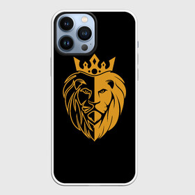 Чехол для iPhone 13 Pro Max с принтом Король Лев в Белгороде,  |  | golden lion | голова льва | король африки | король леса | лев | лев (корона на голове) | лев царь зверей | царь зверей