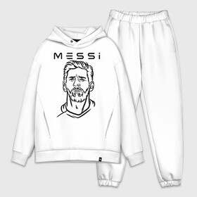 Мужской костюм хлопок OVERSIZE с принтом MESSI черные силуэт в Белгороде,  |  | argentina | barca | barcelona | fc barcelona | lionel messi | spain | sport | uefa | аргентина | барса | барселона | золотой мяч | игрок | испания | камп ноу | лео месси | лионель месси | мяч | спорт | тренер | уефа 