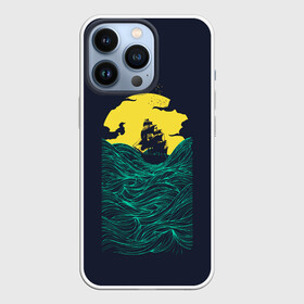 Чехол для iPhone 13 Pro с принтом Window to the Sea в Белгороде,  |  | akean | clouds | dawn | sailboat | sea | seagulls | ship | storm | sunset | travel | water | waves | акеан | вода | волны | закат | корабль | море | облака | парусник | путешествие | рассвет | тучи | чайки | шторм