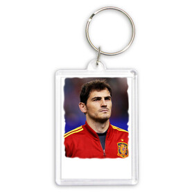 Брелок прямоугольный 35*50 с принтом Iker Casillas Икер Касильяс в Белгороде,  |  | iker casillas | известные личности | икер касильяс | испания | мужчинам | сборная испании | спорт | спортсмены | футбол | футболист | хобби