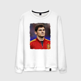 Мужской свитшот хлопок с принтом Iker Casillas/Икер Касильяс  в Белгороде, 100% хлопок |  | iker casillas | известные личности | икер касильяс | испания | мужчинам | сборная испании | спорт | спортсмены | футбол | футболист | хобби