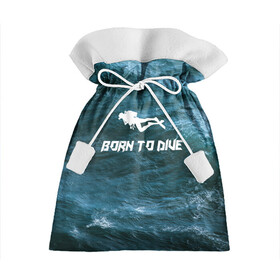 Подарочный 3D мешок с принтом дайвинг в Белгороде, 100% полиэстер | Размер: 29*39 см | аквалангист | глубина | дайвинг | море | ныряние | океан | плавание | скафандр