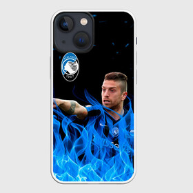 Чехол для iPhone 13 mini с принтом Atalanta: Алехандро Гомес. в Белгороде,  |  | alejandro gomez | atalanta | football | football club | sport | алехандро гомес | аталанта | спорт | спортивные | униформа | фирменные цвета | футбол | футбольный клуб