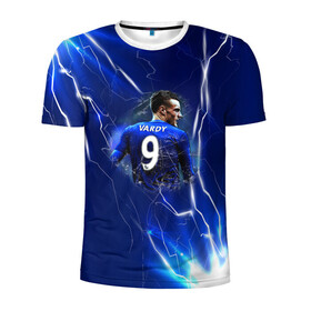 Мужская футболка 3D спортивная с принтом Джейми Варди в Белгороде, 100% полиэстер с улучшенными характеристиками | приталенный силуэт, круглая горловина, широкие плечи, сужается к линии бедра | джейми варди | популярные | футбол | футболист