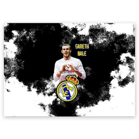 Поздравительная открытка с принтом Гарет Бэйл Gareth Bale в Белгороде, 100% бумага | плотность бумаги 280 г/м2, матовая, на обратной стороне линовка и место для марки
 | fly emirates | football | gareth bale | real madrid | sport | tottenham | бэйл гарет | известные личности | испания | мужчинам | реал мадрид | спорт | спортсмены | тоттенхэм хотспур | уэльс | футболист | хобби