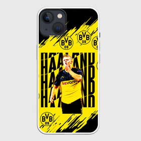 Чехол для iPhone 13 с принтом ЭРЛИНГ ХОЛАНД   ERLING HAALAND в Белгороде,  |  | borussia | erling braut haaland | football | sport | uefa | боруссия | сборная норвегии. | спорт | уефа | футбол | эрлинг холанд