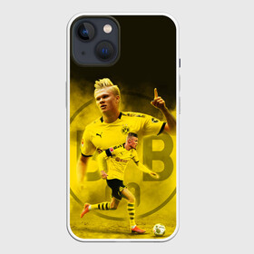 Чехол для iPhone 13 с принтом ЭРЛИНГ ХОЛАНД   ERLING HAALAND в Белгороде,  |  | borussia | erling braut haaland | football | sport | uefa | боруссия | сборная норвегии. | спорт | уефа | футбол | эрлинг холанд