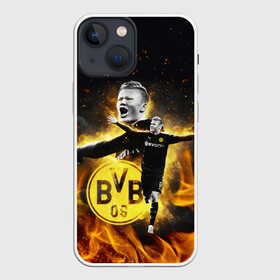 Чехол для iPhone 13 mini с принтом ЭРЛИНГ ХОЛАНД   ERLING HAALAND в Белгороде,  |  | borussia | erling braut haaland | football | sport | uefa | боруссия | сборная норвегии. | спорт | уефа | футбол | эрлинг холанд