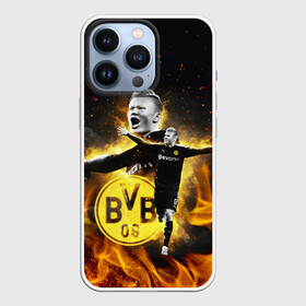 Чехол для iPhone 13 Pro с принтом ЭРЛИНГ ХОЛАНД   ERLING HAALAND в Белгороде,  |  | borussia | erling braut haaland | football | sport | uefa | боруссия | сборная норвегии. | спорт | уефа | футбол | эрлинг холанд