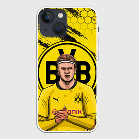 Чехол для iPhone 13 mini с принтом ЭРЛИНГ ХОЛАНД   ERLING HAALAND в Белгороде,  |  | borussia | erling braut haaland | football | sport | uefa | боруссия | сборная норвегии. | спорт | уефа | футбол | эрлинг холанд