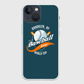 Чехол для iPhone 13 mini с принтом Бейсбол в Белгороде,  |  | a game | ball | baseball | baseball championship | baseball club | baseball league | bat | competition | sport | team | бейсбол | бейсбольная бита | бейсбольная лига | бейсбольный клуб | бита | игра | мяч | соревнования | спорт | чемпионат по бе