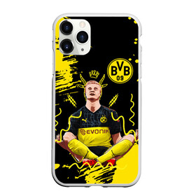 Чехол для iPhone 11 Pro матовый с принтом ЭРЛИНГ ХОЛАНД / ERLING HAALAND в Белгороде, Силикон |  | borussia | erling braut haaland | football | sport | uefa | боруссия | сборная норвегии. | спорт | уефа | футбол | эрлинг холанд