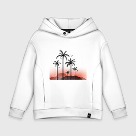 Детское худи Oversize хлопок с принтом palm tree в Белгороде, френч-терри — 70% хлопок, 30% полиэстер. Мягкий теплый начес внутри —100% хлопок | боковые карманы, эластичные манжеты и нижняя кромка, капюшон на магнитной кнопке | beach | ocean | palm trees | sea | summer | sun | sunset | vacation | закат | лето | море | океан | отдых | отпуск | пальмы | пляж | солнце