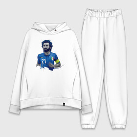 Женский костюм хлопок Oversize с принтом Andrea Pirlo в Белгороде,  |  | andrea pirlo | football | juventus | pirlo | vdkarsvet | андреа пирло | пирло | футбол | ювентус