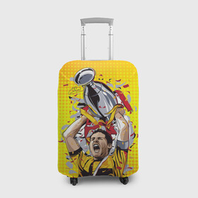 Чехол для чемодана 3D с принтом  Iker Casillas в Белгороде, 86% полиэфир, 14% спандекс | двустороннее нанесение принта, прорези для ручек и колес | casillas | football | iker | iker casillas | porto | real | real madrid | vdkarsvet | икер | икер касильяс | касильяс | потру | реал | реал мадрид | футбол
