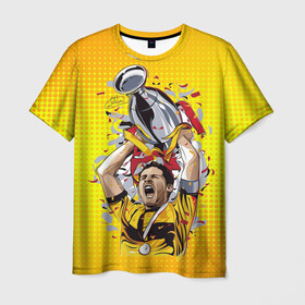 Мужская футболка 3D с принтом  Iker Casillas в Белгороде, 100% полиэфир | прямой крой, круглый вырез горловины, длина до линии бедер | casillas | football | iker | iker casillas | porto | real | real madrid | vdkarsvet | икер | икер касильяс | касильяс | потру | реал | реал мадрид | футбол