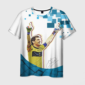 Мужская футболка 3D с принтом Iker Casillas в Белгороде, 100% полиэфир | прямой крой, круглый вырез горловины, длина до линии бедер | casillas | football | iker | iker casillas | porto | real | real madrid | vdkarsvet | икер | икер касильяс | касильяс | потру | реал | реал мадрид | футбол