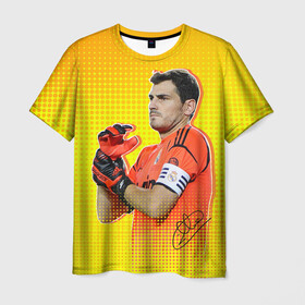 Мужская футболка 3D с принтом Iker Casillas в Белгороде, 100% полиэфир | прямой крой, круглый вырез горловины, длина до линии бедер | casillas | football | iker | iker casillas | porto | real | real madrid | vdkarsvet | икер | икер касильяс | касильяс | потру | реал | реал мадрид | футбол