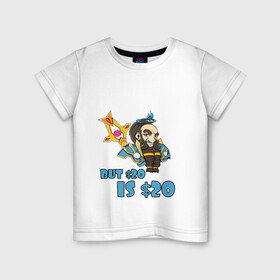Детская футболка хлопок с принтом Масштаб 40 Umbralumen Дварф Ж в Белгороде, 100% хлопок | круглый вырез горловины, полуприлегающий силуэт, длина до линии бедер | meme | priest | umbralumen | warcraft | варкрафт | жрец | классика | мем