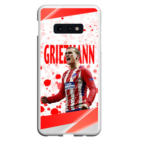 Чехол для Samsung S10E с принтом Антуан Гризманн | Antoine Griezmann (+спина) (Z) в Белгороде, Силикон | Область печати: задняя сторона чехла, без боковых панелей | Тематика изображения на принте: antoine griezmann | антуан гризманн | атлетико | барса | барселона | гризман | реал сосьедад | сборная франции